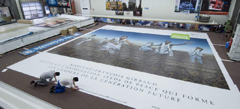 Very large format printing